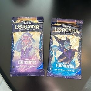 NWT/Unopened Lorcana Trading Cards- Disney
